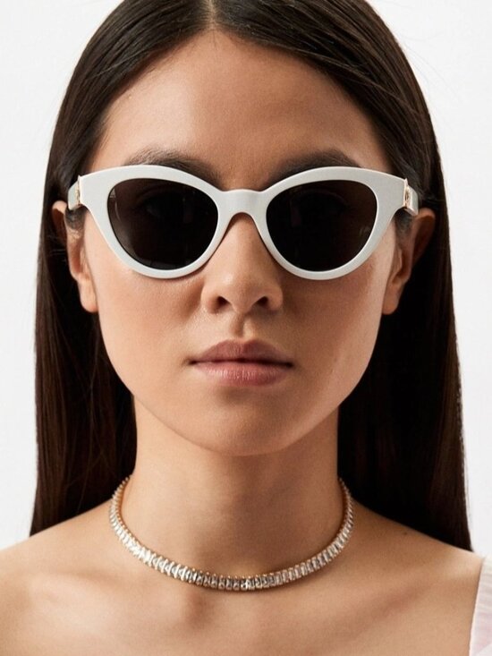 VERSACE Sunglasses VE4435  Optic White Medusa Cat Eye main image 9